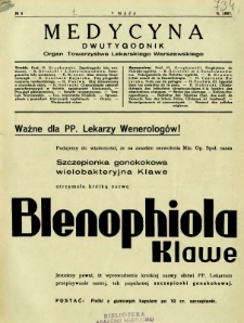 Medycyna 1937 R. 11 nr 9