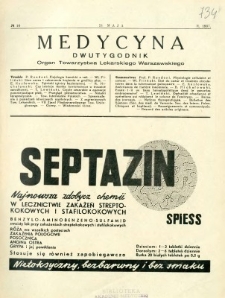 Medycyna 1937 R. 11 nr 10
