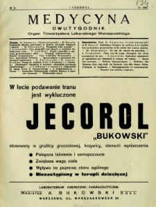 Medycyna 1937 R. 11 nr 11