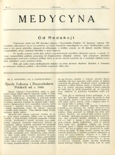 Medycyna 1933 R.7 nr 17