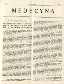 Medycyna 1933 R.7 nr 18