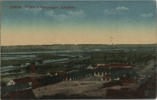 Łomża. Widok z kamiennych schodków