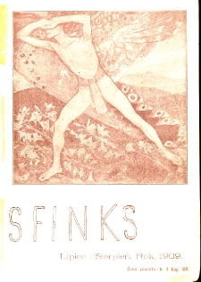 Sfinks : czasopismo literacko-artystyczne i naukowe 1909 R.2 nr 7-9
