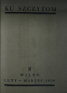 Ku Szczytom 1938, R. 1, z.2