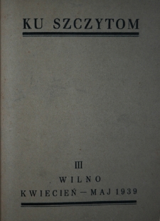 Ku Szczytom 1939, R. 2, z.3