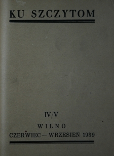 Ku Szczytom 1939, R. 2, z. 4 -5