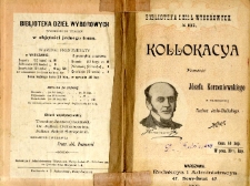 Kollokacja : powieść