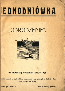 Jednodniówka "Odrodzenie"