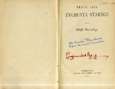 Młode lata Zygmunta Starego