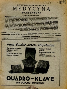 Medycyna Warszawska 1929 nr 8