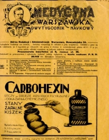 Medycyna Warszawska 1930 nr 9