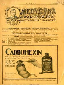Medycyna Warszawska 1930 nr 10