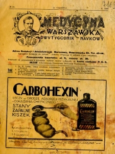 Medycyna Warszawska 1930 nr 12