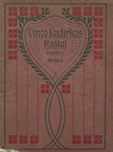 Ra&scaron;tai T. 1; Pisma T. 1 (PL)