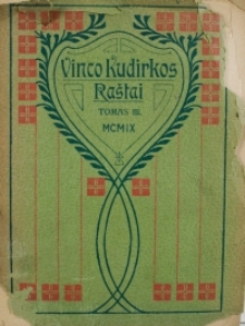 Ra&scaron;tai T. 3; Pisma T. 3 (PL)