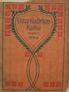 Ra&scaron;tai T. 5; Pisma T. 5 (PL)