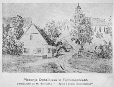 Plebanja Donalitiusa w Tolminkiemiach. [Dokument ikonograficzny]