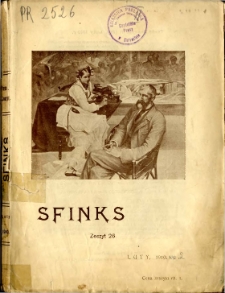 Sfinks : czasopismo literacko-artystyczne i naukowe 1910 R. 3 nr 2