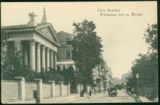 Ulica Zawalna. (Wallstrasse mit ev. Kirche)