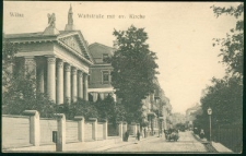 Wilna. Wallstraße mit ev. Kirche. (Wilno. Ulica Zawalna. Kościół ewangelicki)