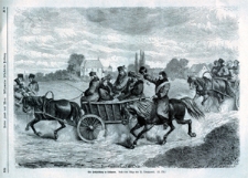 Ein Hochzeitszug in Litthauen. (Orszak weselny na Litwie)