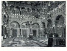 Synodalsaal in der erzbischöfsichen Residenz zu Czernowitz. (Sala synodalna pałacu arcybiskupa w Czerniowcach)
