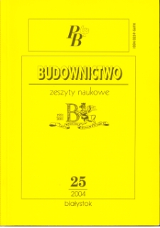 Zeszyty Naukowe Politechniki Białostockiej. Budownictwo. Z. 25