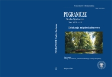 Pogranicze : studia społeczne. T. 17 cz. 2