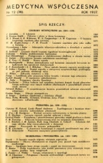 Medycyna Współczesna 1937 R.3 nr 12