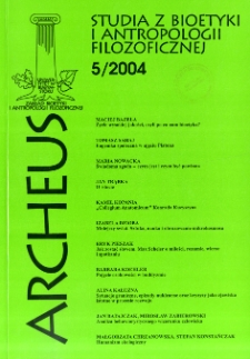 Archeus : studia z bioetyki i antropologii filozoficznej. T.5