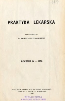 Praktyka Lekarska 1930 R.4