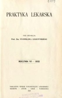 Praktyka Lekarska 1932 R.6