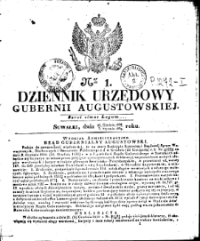 Dziennik Urzędowy Guberni Augustowskiej. 1838, nr 2