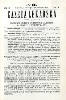Gazeta Lekarska 1868 R.3, t.5, nr 11