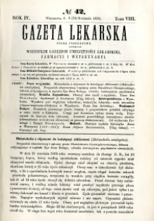 Gazeta Lekarska 1870 R.4, t.8, nr 42
