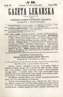 Gazeta Lekarska 1870 R.4, t.8, nr 51