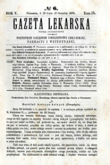 Gazeta Lekarska 1870 R.5, t.9, nr 6