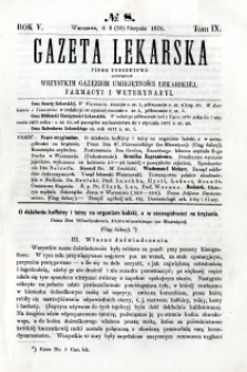 Gazeta Lekarska 1870 R.5, t.9, nr 8