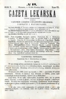 Gazeta Lekarska 1870 R.5, t.9, nr 13