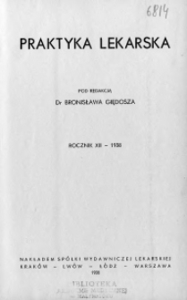 Praktyka Lekarska 1938 R.12