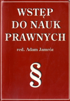Wstęp do nauk prawnych