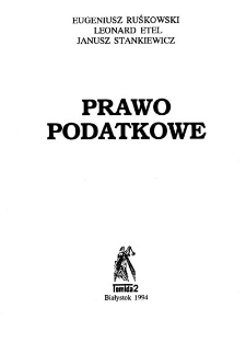Prawo podatkowe