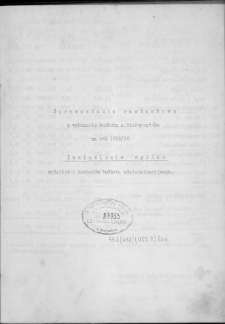 Sprawozdanie rachunkowe z wykonania budżetu m. Białegostoku za rok 1935/36 : zestawienie ogólne wydatków i dochodów budżetu administracyjnego