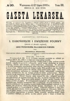 Gazeta Lekarska 1883 R.18, t.3, nr 31