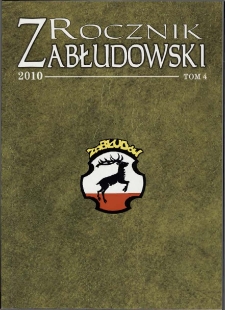 Rocznik Zabłudowski T. 4 (2010)