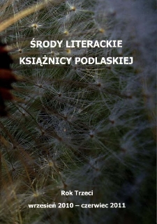 Środy Literackie Książnicy Podlaskiej R. 3 (2010/2011)