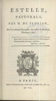 Estelle, pastorale / par M. de Florian