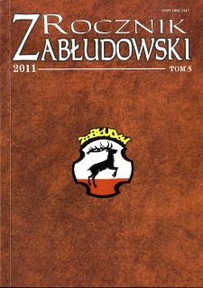 Rocznik Zabłudowski T. 5 (2011)