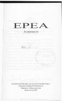 Epea Almanach T. 1 (2002)