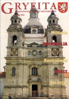 Gryfita : białostocki magazyn historyczny 2001, nr 23-24